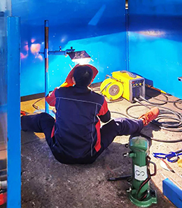 上；；；9001cc金沙以诚为本独家赞助装备，，助力安徽“徽匠”焊工大赛圆满乐成！