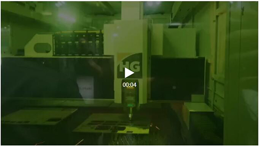 上海；9001cc金沙以诚为本超高功率激光切割机埃森展现场切割视频