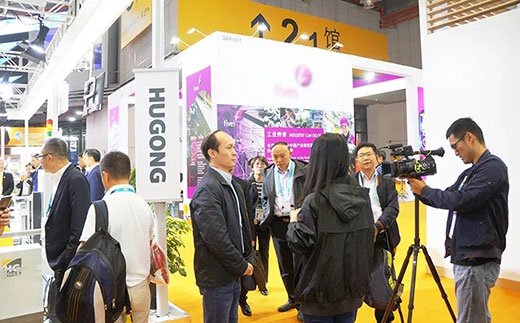 江苏常州卫视拍摄9001cc金沙以诚为本意大利CEA展位