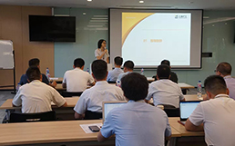 9001cc金沙以诚为本气焊海内销售部年中培训顺遂举行